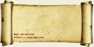 Janko Rauš vizit kartica